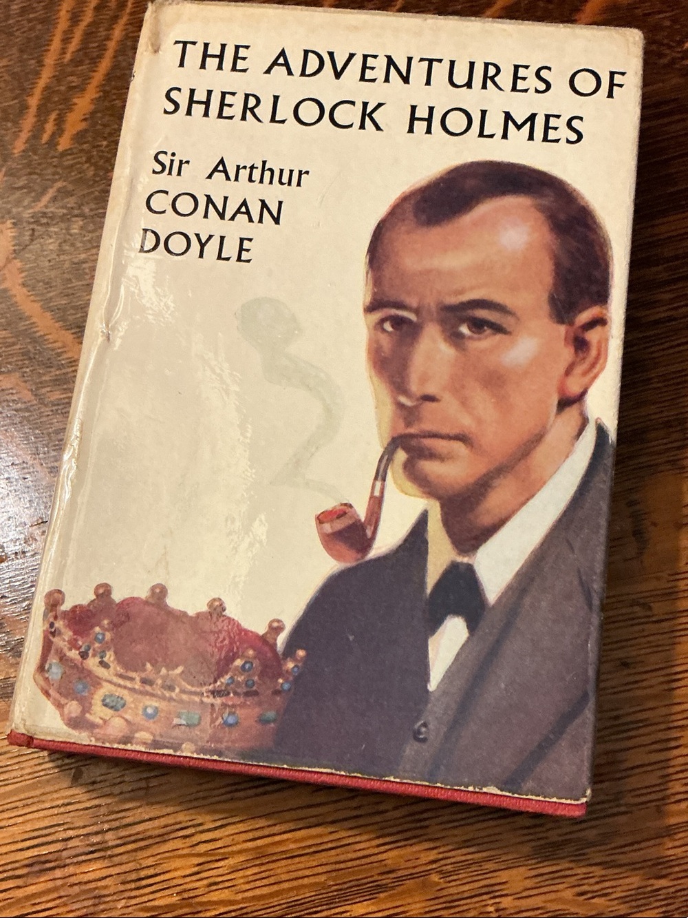 Vintage Hardcover The Adventures of Sherlock Holmes Sir Arthur Conan Doyle Used